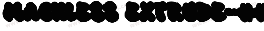 Mackless Extrude字体转换